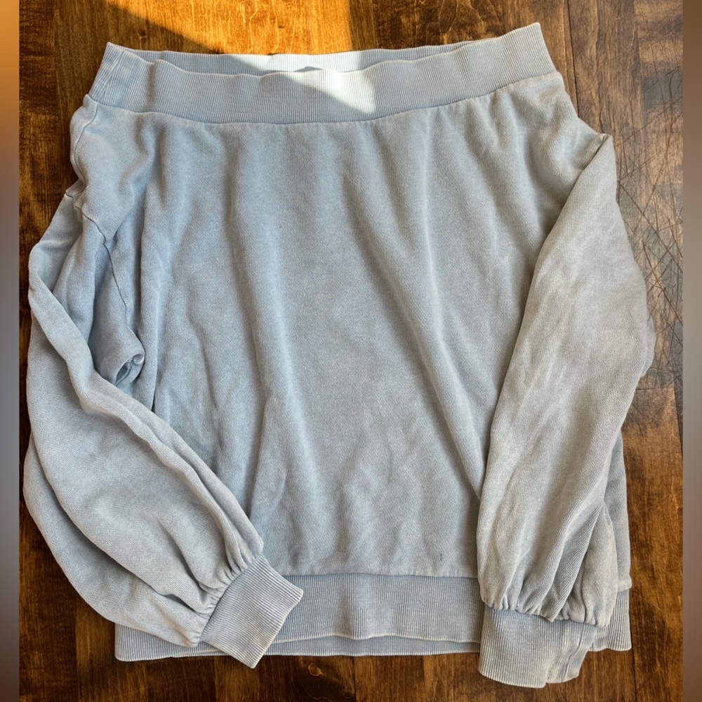 H&M off the shoulder sweatshirt